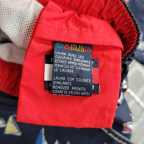 Tommy Hilfiger Tommy Trunks Sailboat Print Vintage Swim Trunks Men's Size XXL - Picture 10 of 10